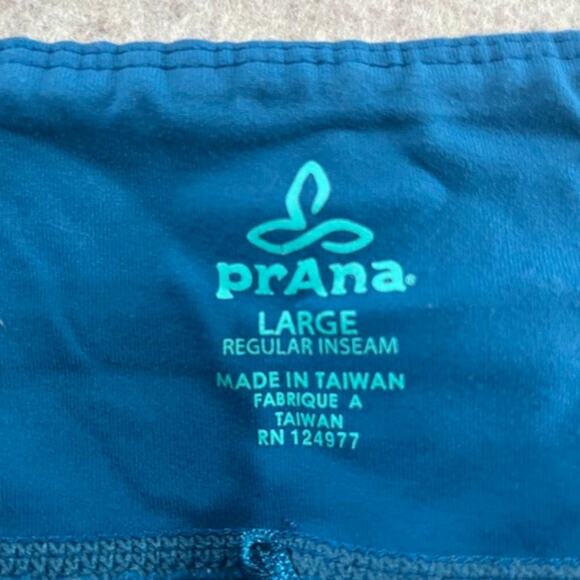 Prana Blue Leggings Size Large - Picture 4 of 6